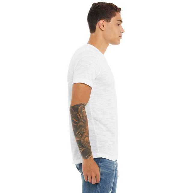 Unisex Poly-cotton Short-Sleeve T-Shirt - BERRY - S(D0102H7WJcP)