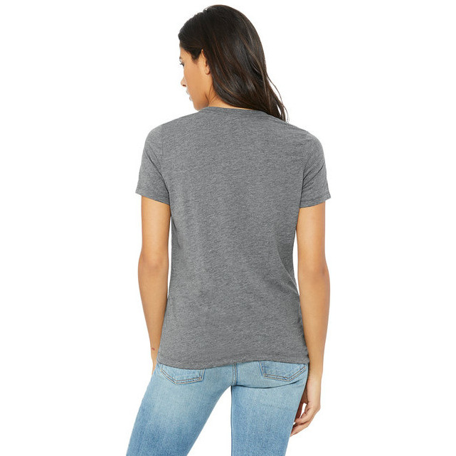 Ladies Relaxed Triblend T-Shirt - cHAR BLK TRIBLND - S(D0102H7WZAP)