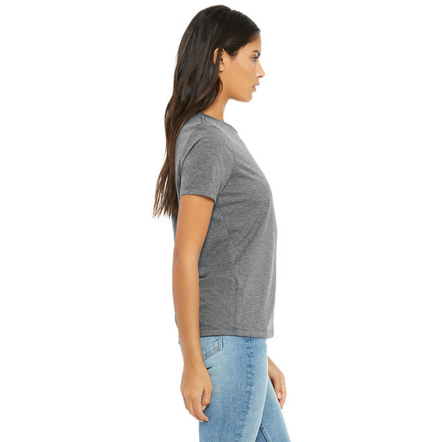 Ladies Relaxed Triblend T-Shirt - cHAR BLK TRIBLND - S(D0102H7WZAP)