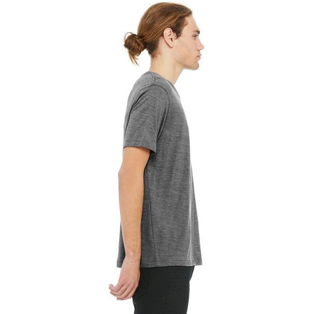 Unisex Poly-cotton Short-Sleeve T-Shirt - BERRY - S(D0102H7W0BP)