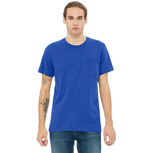 Mens Jersey Short-Sleeve Pocket T-Shirt - BLAcK - S(D0102H7W3AT)