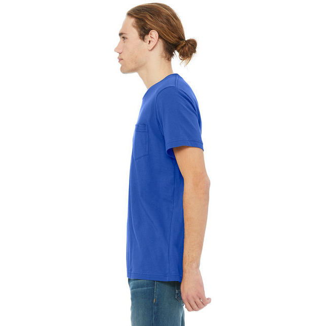 Mens Jersey Short-Sleeve Pocket T-Shirt - BLAcK - S(D0102H7W3AT)