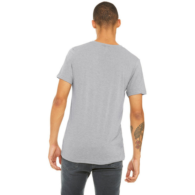 Unisex Triblend V-Neck T-Shirt - BLUE TRIBLEND - S(D0102H7W7L8)