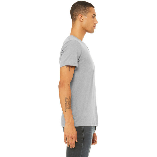 Unisex Triblend V-Neck T-Shirt - BLUE TRIBLEND - S(D0102H7W7L8)