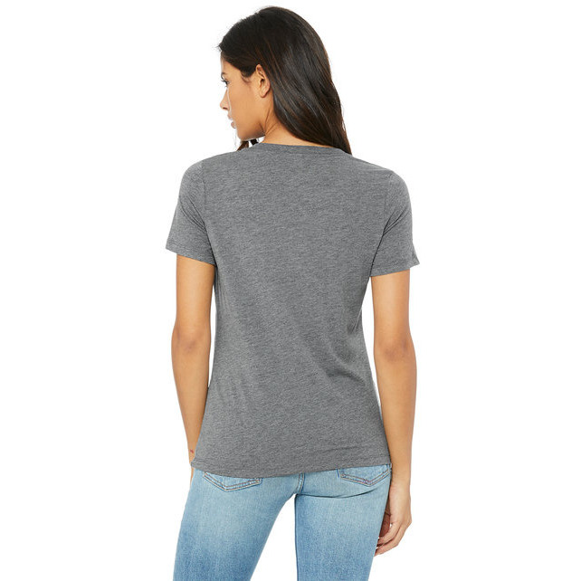 Bella + Canvas 6415 Ladies Relaxed Triblend V-Neck T-Shirt