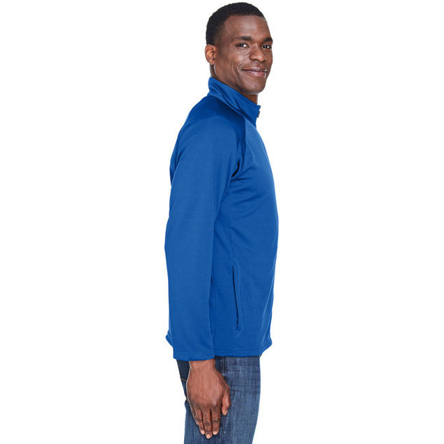 Mens Stretch Tech-Shell compass Full-Zip - DK gREY HEATHER - S(D0102H76K96)
