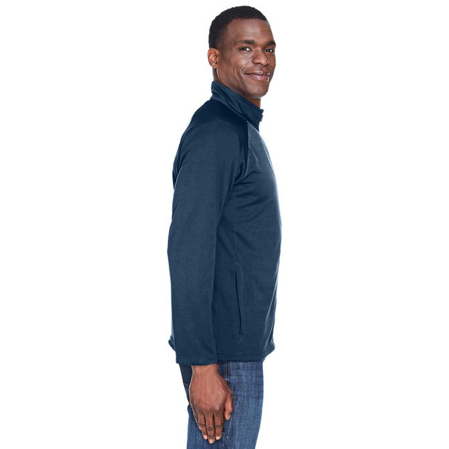 Mens Stretch Tech-Shell compass Full-Zip - DK gREY HEATHER - S(D0102H76KE6)