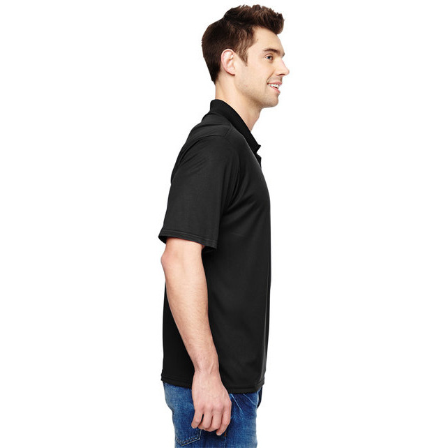 Mens 4 oz cool Dri with Fresh IQ Polo - BLAcK - S(D0102H2HRQU)