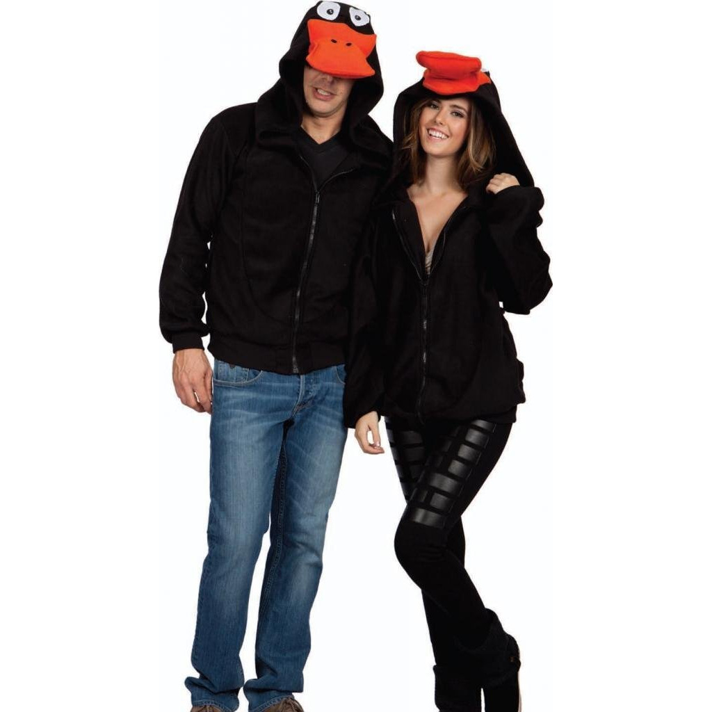 Duck Laffy Adt Hoodie Black L