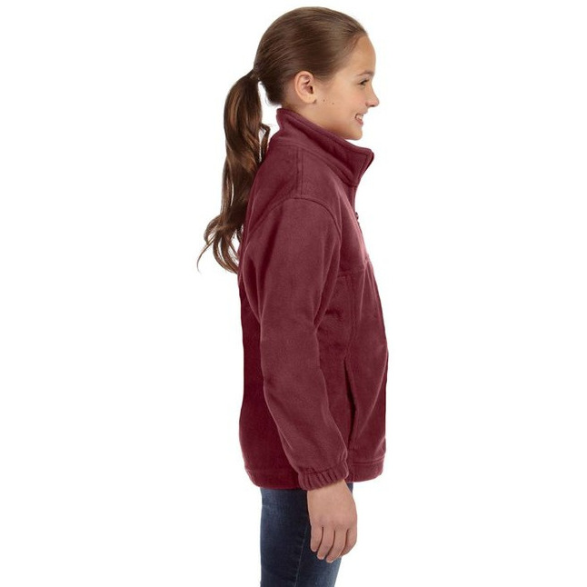 Youth 8 oz Full-Zip Fleece - SAFETY YELLOW - S(D0102H76T86)