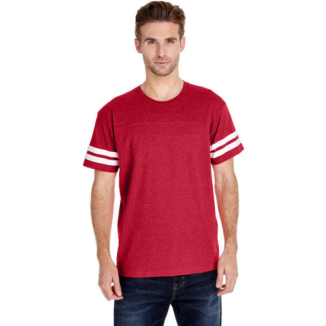 Mens Football T-Shirt - BLAcK WHITE - 2XL(D0102H2HE1g)