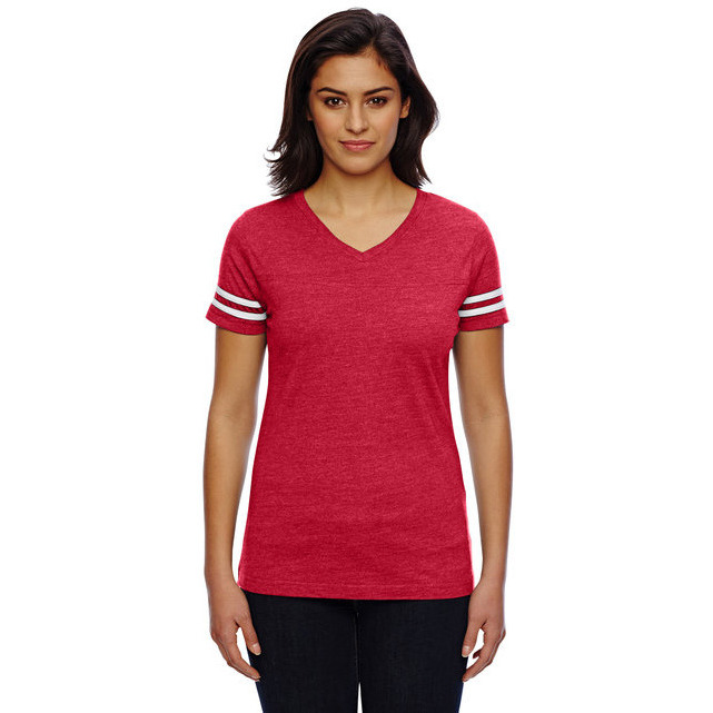 Ladies Football T-Shirt - BLAcK WHITE - 2XL(D0102H2HEZV)