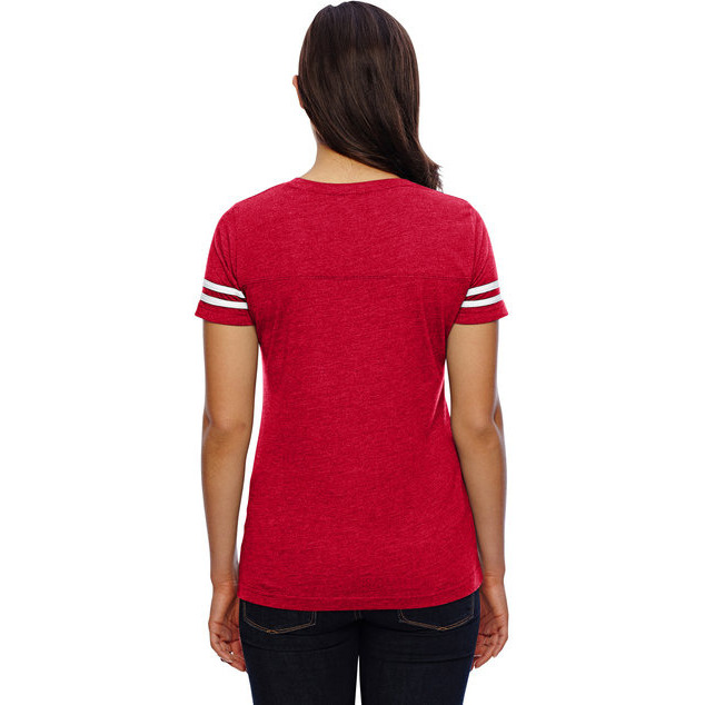 Ladies Football T-Shirt - BLAcK WHITE - 2XL(D0102H2HEZV)