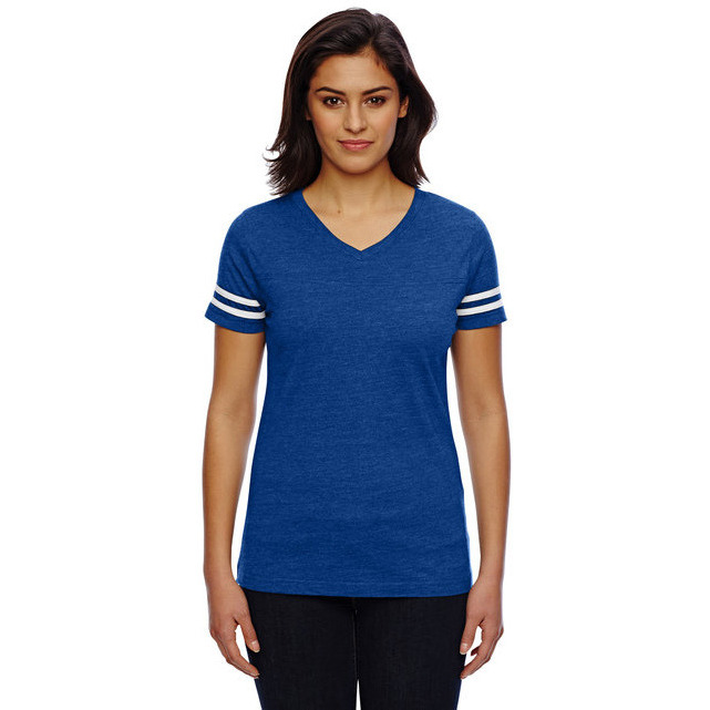 Ladies Football T-Shirt - BLAcK WHITE - 2XL(D0102H2HP57)