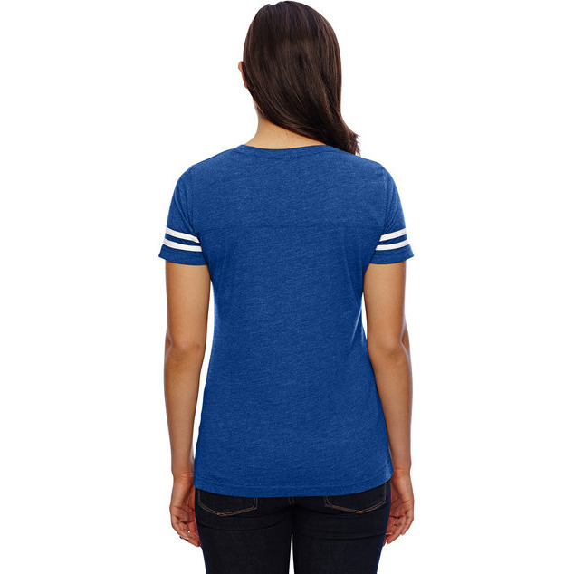 Ladies Football T-Shirt - BLAcK WHITE - 2XL(D0102H2HP57)