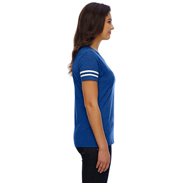 Ladies Football T-Shirt - BLAcK WHITE - 2XL(D0102H2HP57)