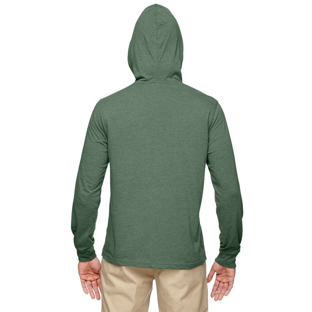 Unisex Blended Eco Jersey Pullover Hoodie - ASPARAgUS - XS(D0102H7ZL8P)
