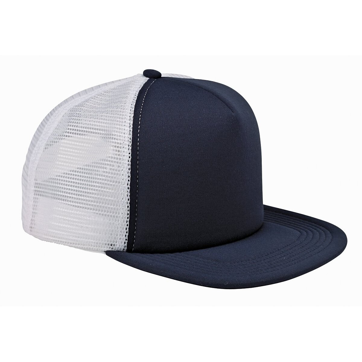 Big Accessories BX030 5-Panel Foam Front Trucker Cap