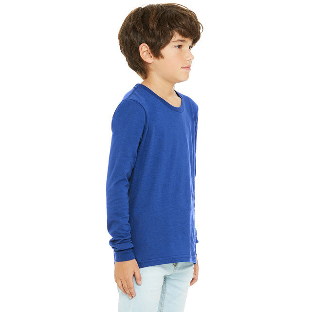 Youth Jersey Long-Sleeve T-Shirt - BLAcK - S(D0102H7WVI2)