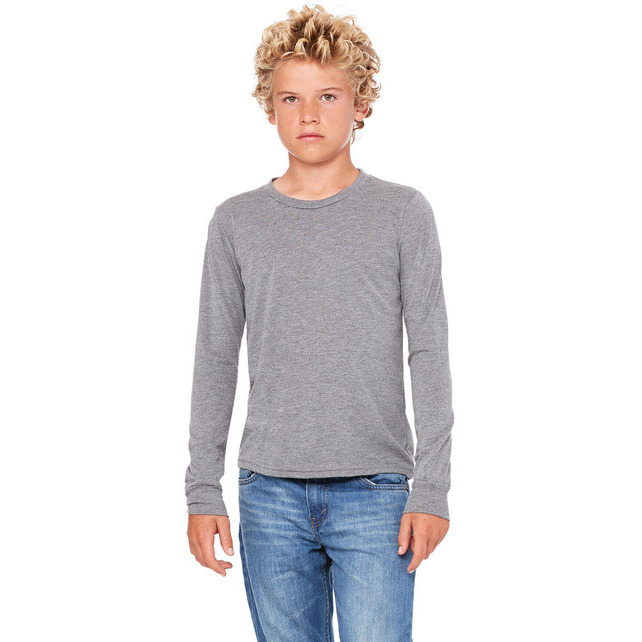 Youth Jersey Long-Sleeve T-Shirt - BLAcK - S(D0102H7WVc6)