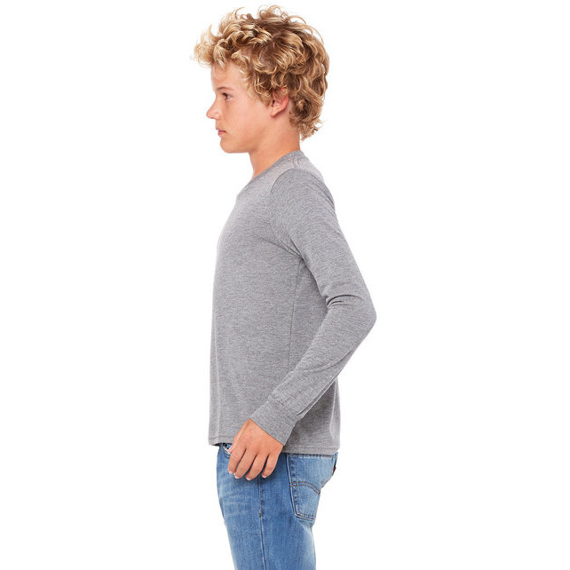 Youth Jersey Long-Sleeve T-Shirt - BLAcK - S(D0102H7WVc6)