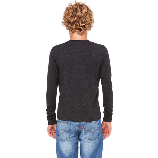 Youth Jersey Long-Sleeve T-Shirt - BLAcK - S(D0102H7WVJX)