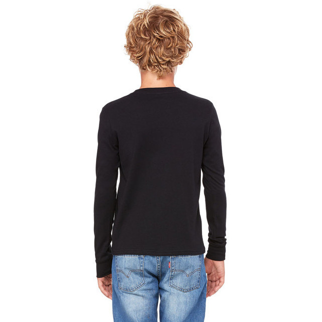 Youth Jersey Long-Sleeve T-Shirt - BLAcK - S(D0102H7WV9J)