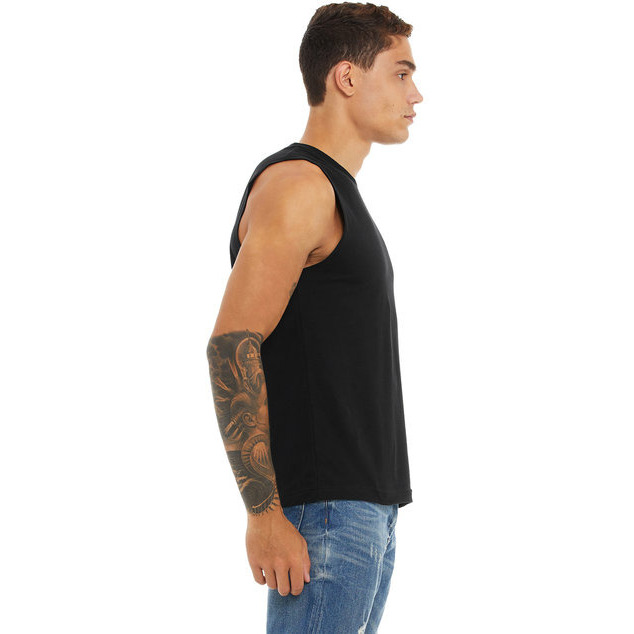 Unisex Jersey Muscle Tank - BLAcK - S(D0102H7WDST)
