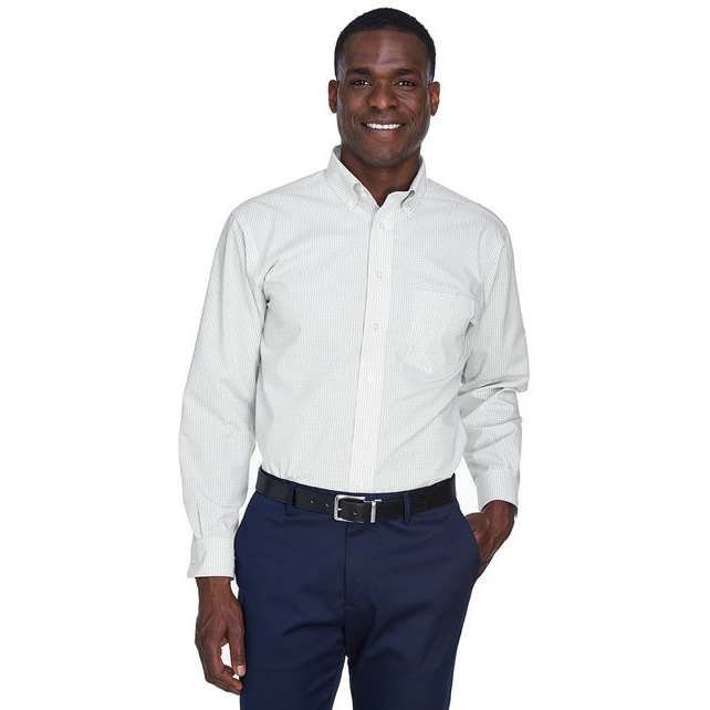 Mens crown Woven collectioningham check - SILVER - S(D0102H76NHT)