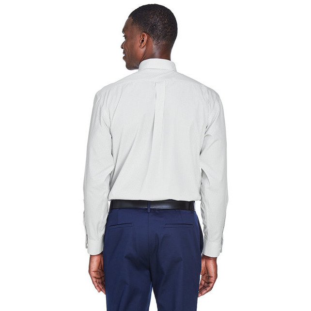 Mens crown Woven collectioningham check - SILVER - S(D0102H76NHT)