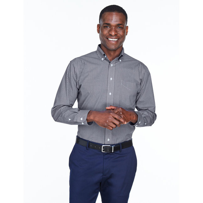 Mens crown Woven collectioningham check - SILVER - S(D0102H76KN6)