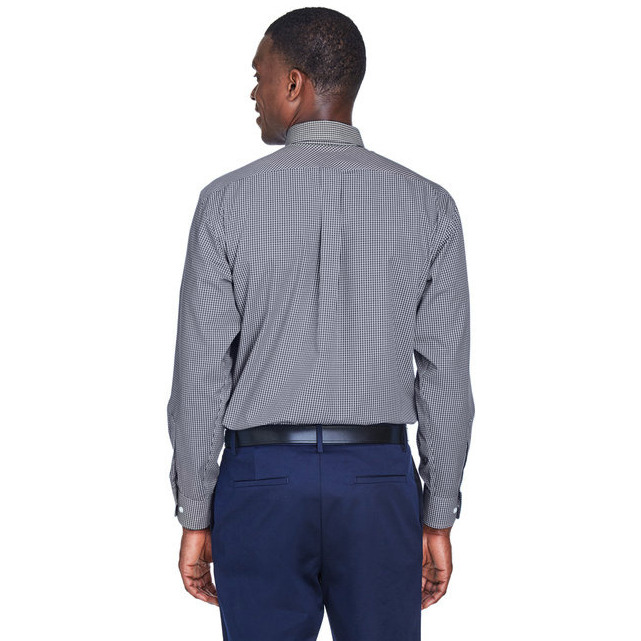 Mens crown Woven collectioningham check - SILVER - S(D0102H76KN6)