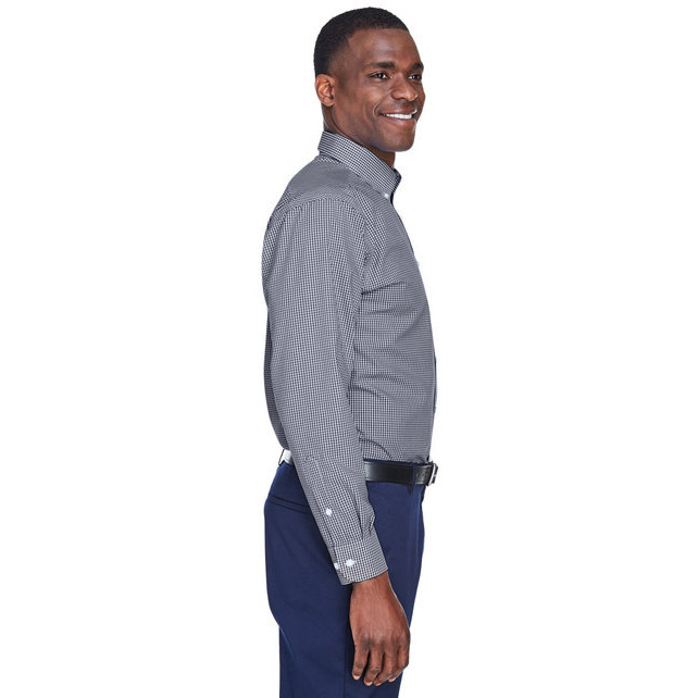 Mens crown Woven collectioningham check - SILVER - S(D0102H76KN6)