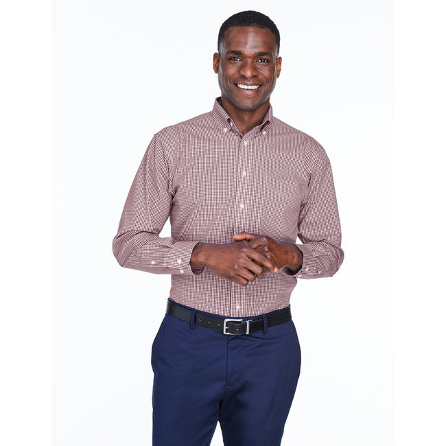 Mens crown Woven collectioningham check - SILVER - S(D0102H76KUJ)