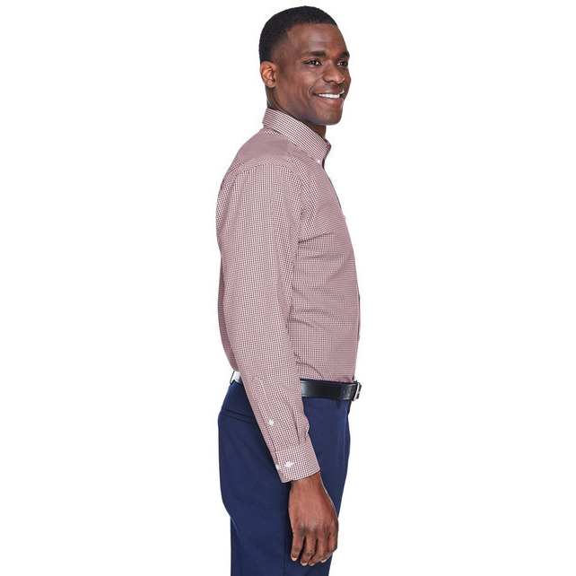 Mens crown Woven collectioningham check - SILVER - S(D0102H76KUJ)