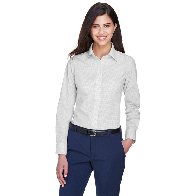 Ladies crown Woven collectioningham check - SILVER - S(D0102H7YEUP)