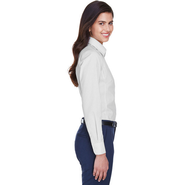 Ladies crown Woven collectioningham check - SILVER - S(D0102H7YEUP)