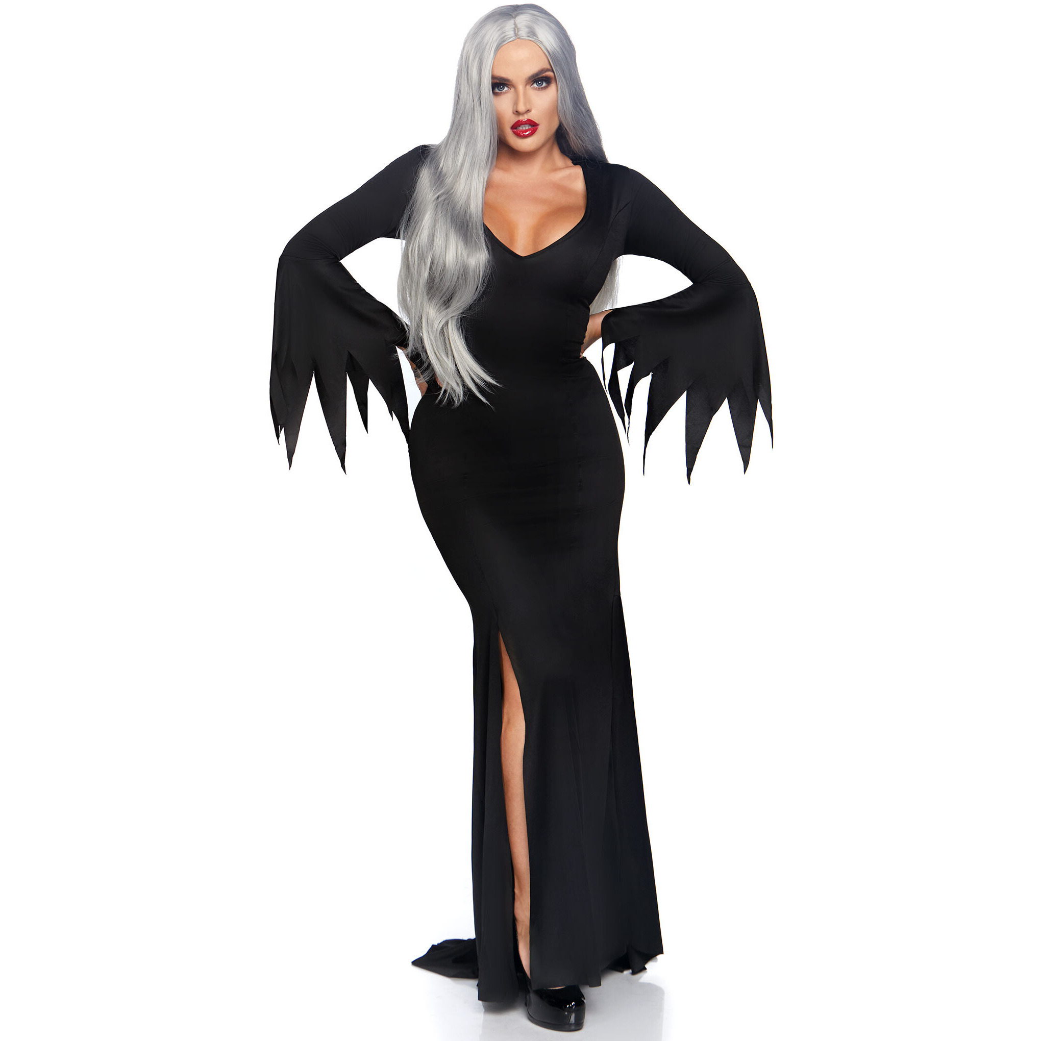 Floor length gothic dress MED/LGE BLACK