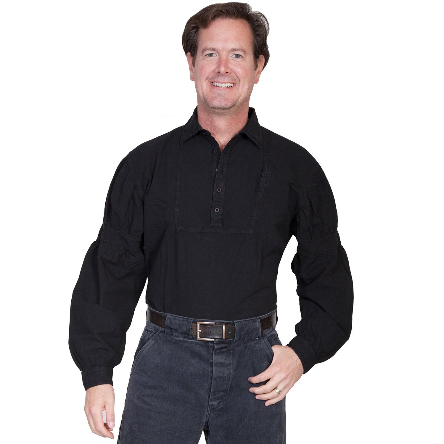 SIDE POCKET COTTON SHIRT