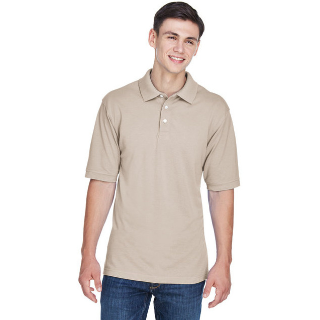 Mens 56 oz Easy BlendPolo - WHITE - XS(D0102H7NVgX)