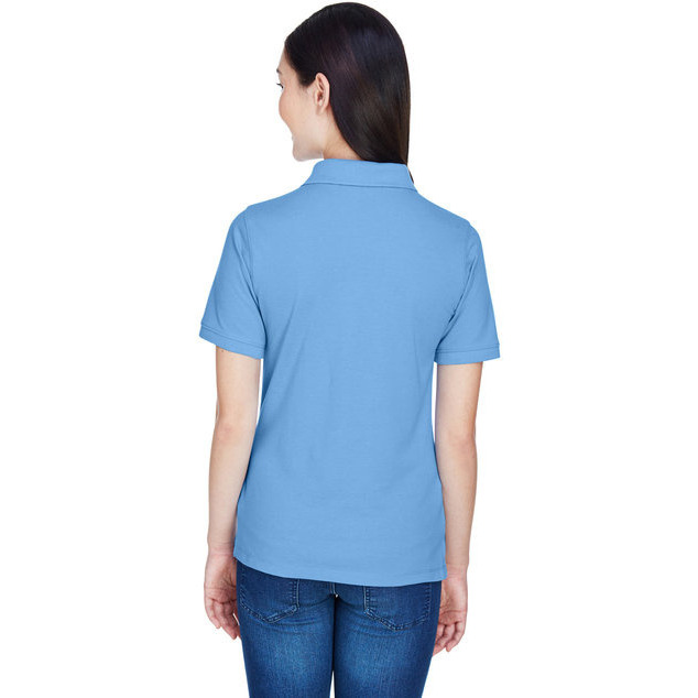 Ladies 56 oz Easy BlendPolo - WHITE - XS(D0102H7NVAJ)
