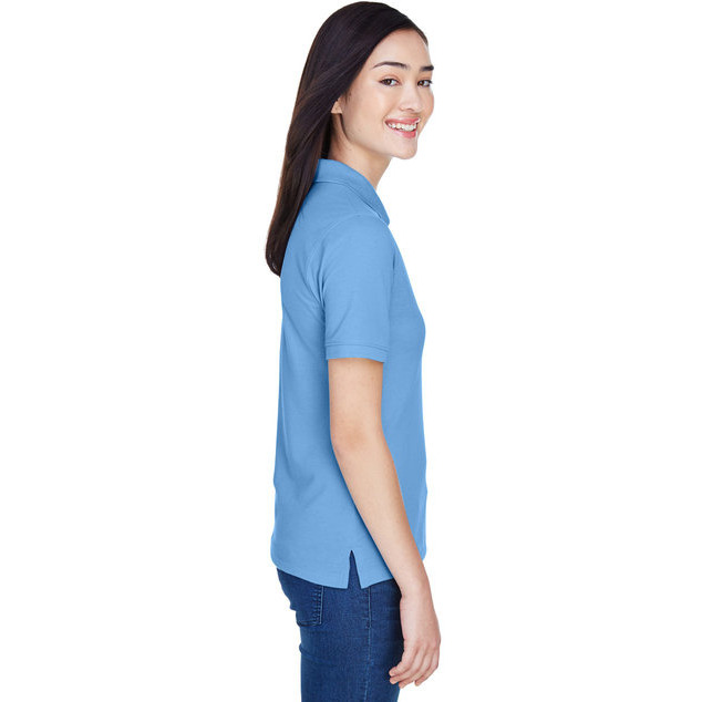 Ladies 56 oz Easy BlendPolo - WHITE - XS(D0102H7NVAJ)