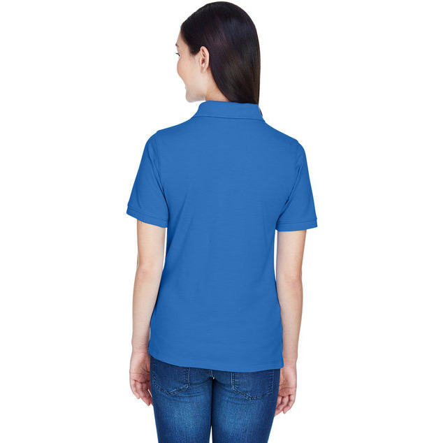 Ladies 56 oz Easy BlendPolo - WHITE - XS(D0102H7NVS2)