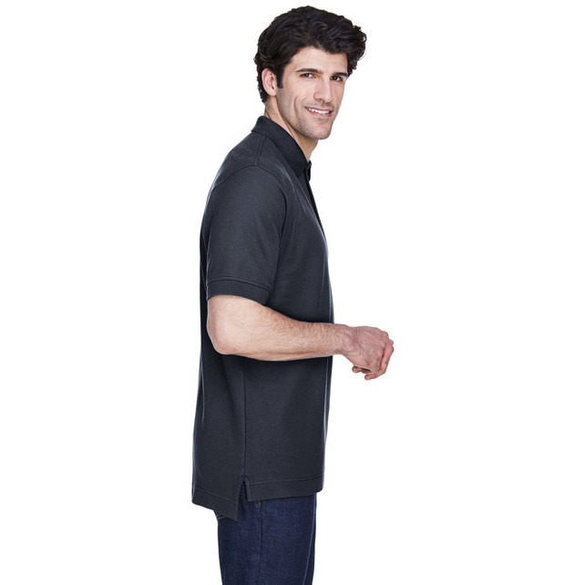 Mens Pima Piqu Short-Sleeve Polo - WHITE - XS(D0102H7NJX2)