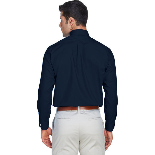 Mens crown Woven collectionSolid Broadcloth - WHITE - 5XL(D0102H7NJUJ)
