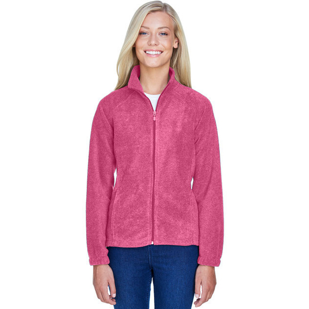 Ladies 8 oz Full-Zip Fleece - BLAcK - XS(D0102H7NJP8)