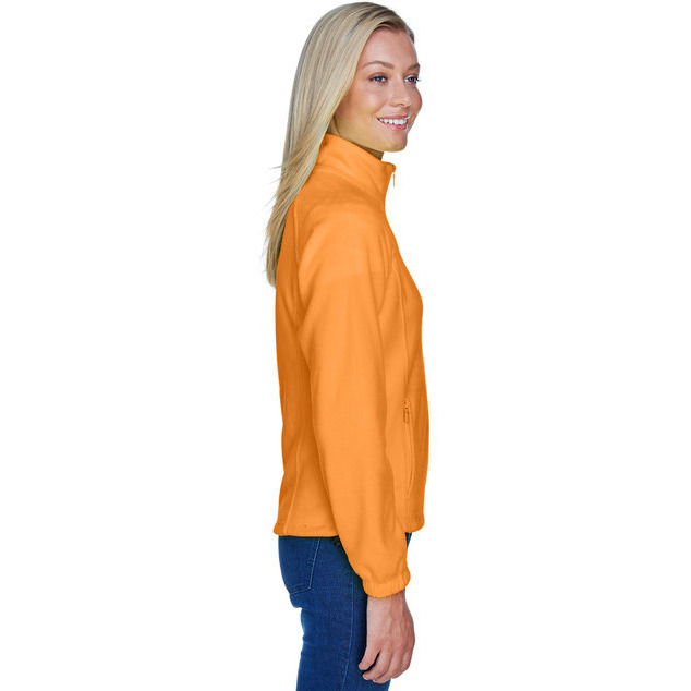 Ladies 8 oz Full-Zip Fleece - BLAcK - XS(D0102H7NJAT)