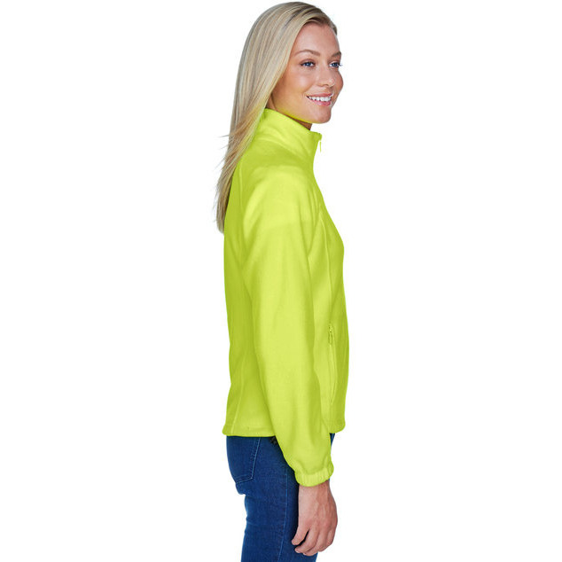Ladies 8 oz Full-Zip Fleece - BLAcK - XS(D0102H7NJ9X)