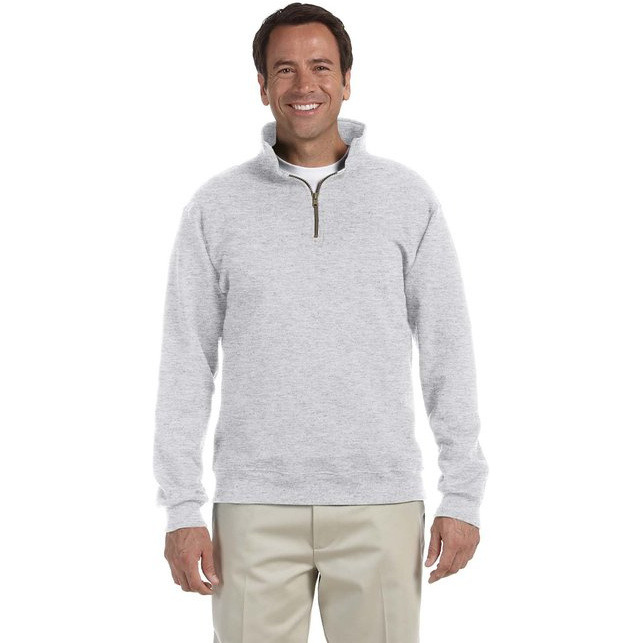 Adult Super Sweats NuBlend Fleece Quarter-Zip Pullover - BLAcK HEATHER - 2XL(D0102HI3M2W)