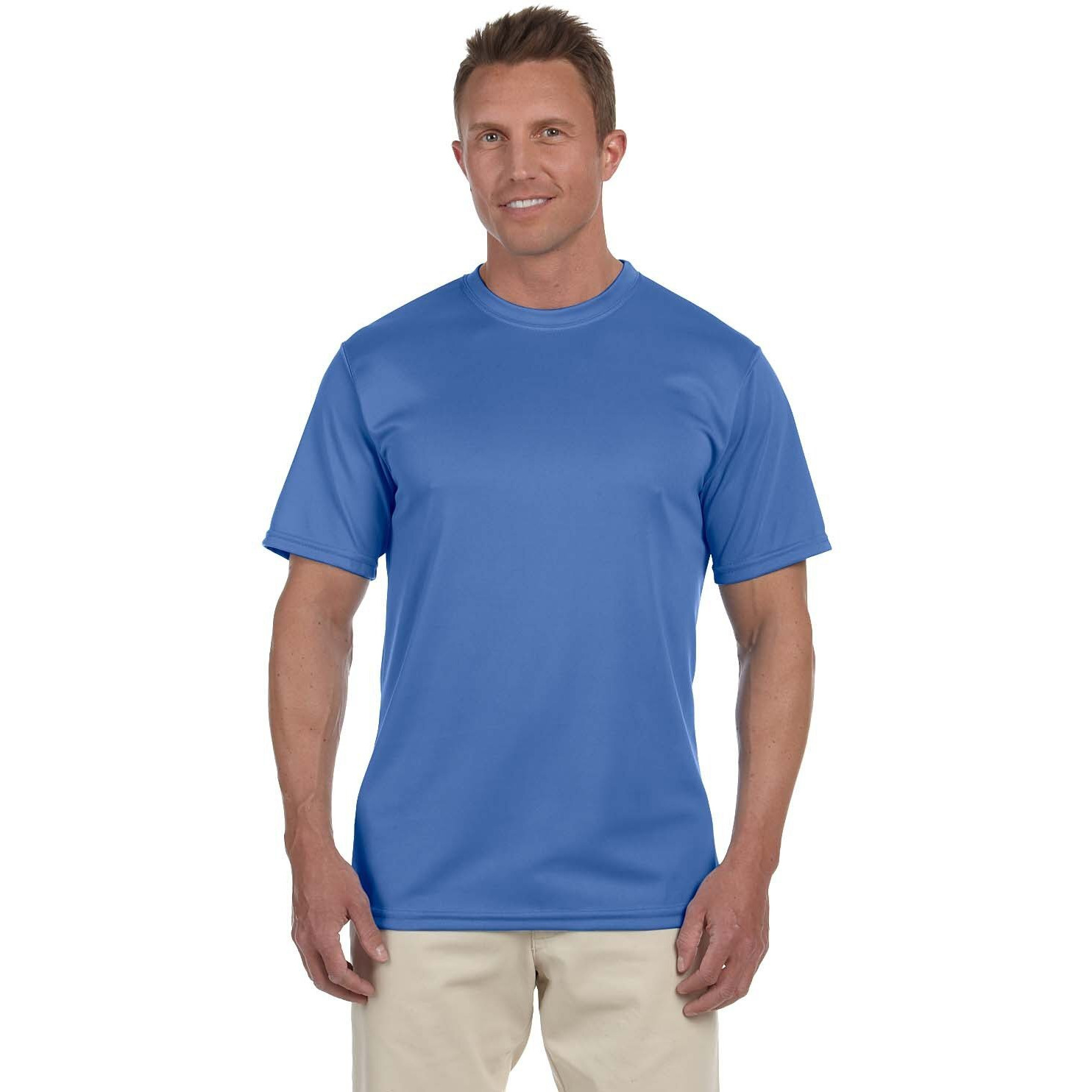 Adult Wicking T-Shirt - WHITE - S(D0102H7YI58)